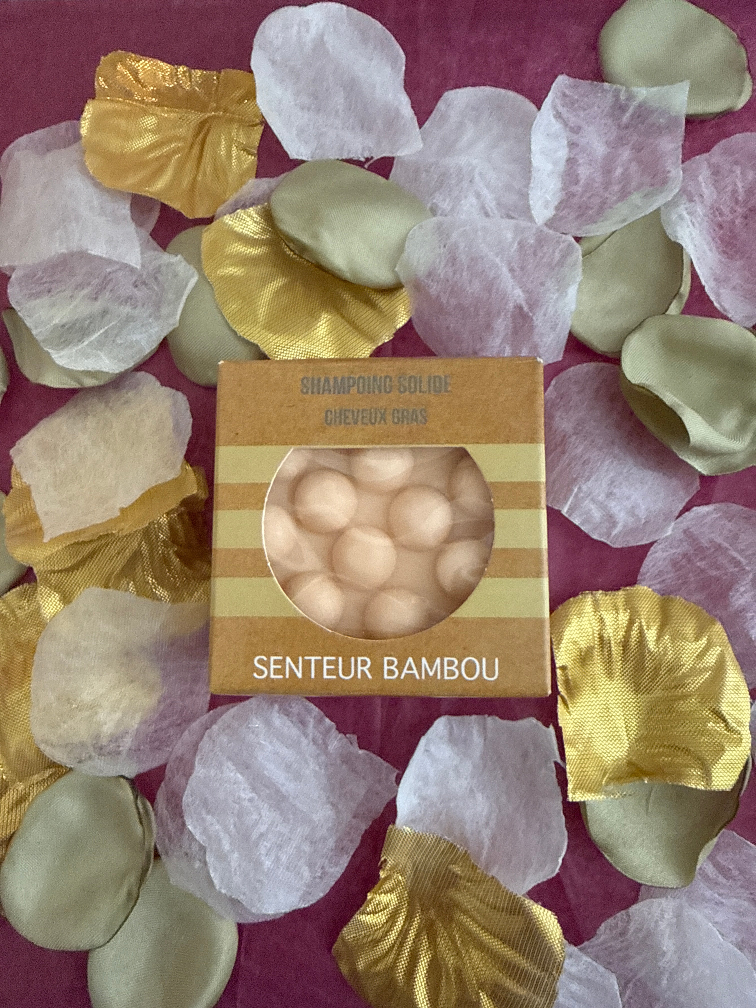 shampoing picots - Crème cheveux gras - Parfum bambou